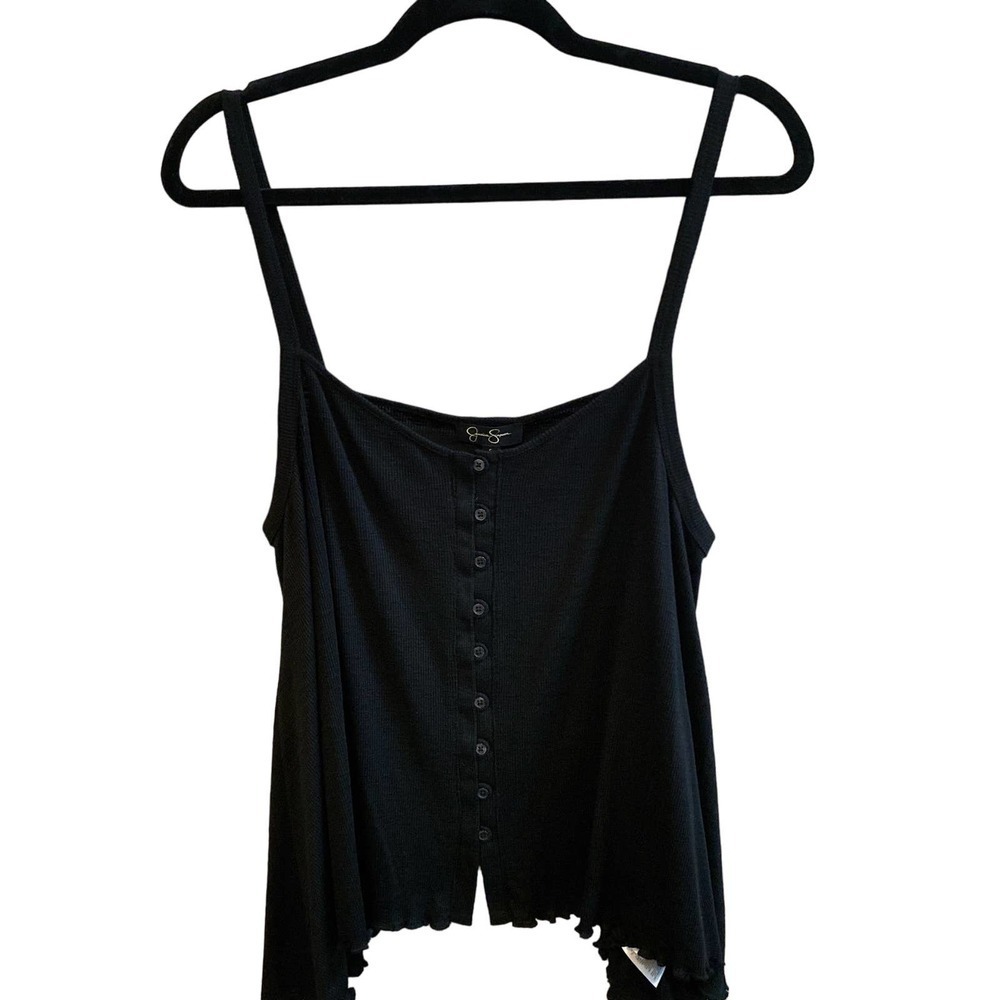 NWT JESSICA SIMPSON Gwen Tank in Black, size Small - Picture 8 of 9
